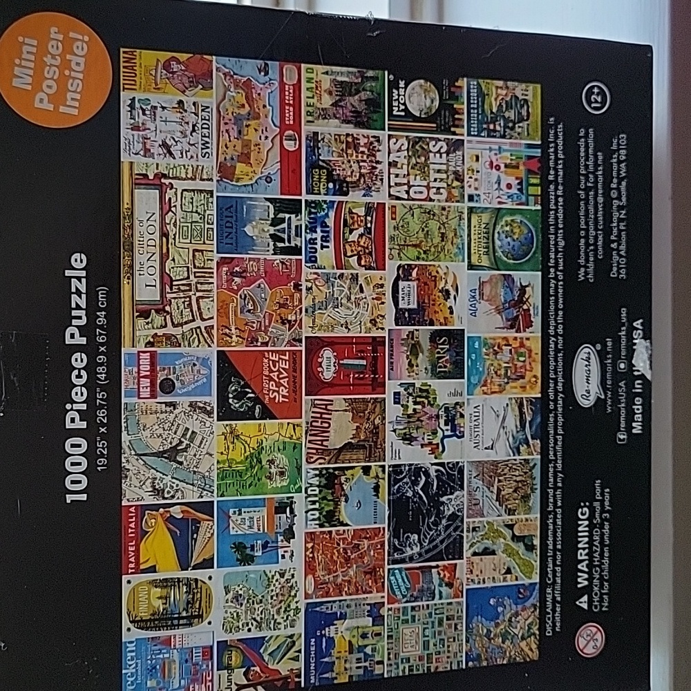 1000 piece Remarks puzzle